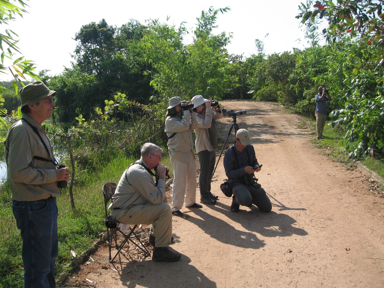 Birdwatching equipment
